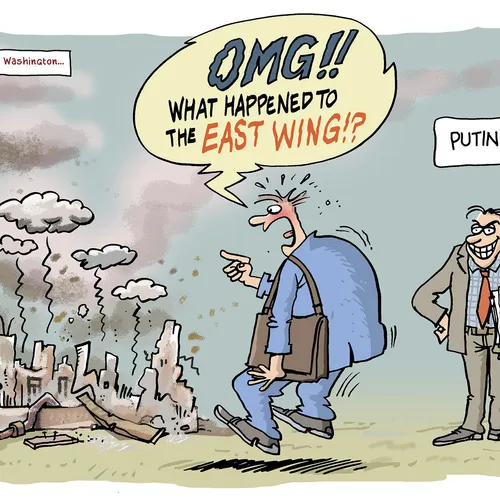 Trump breekt het Witte Huis af