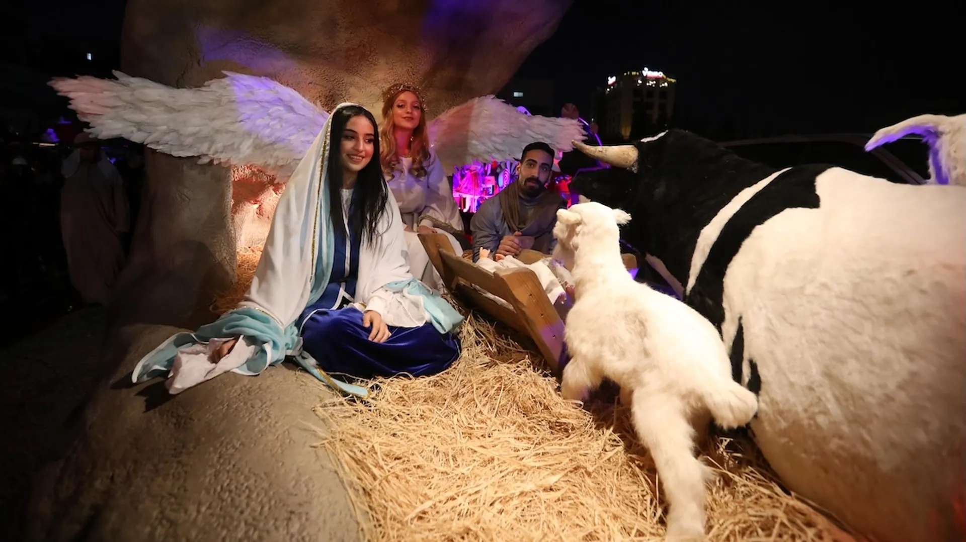 Afbeelding van Kerstmis en de viering van het mens zijn