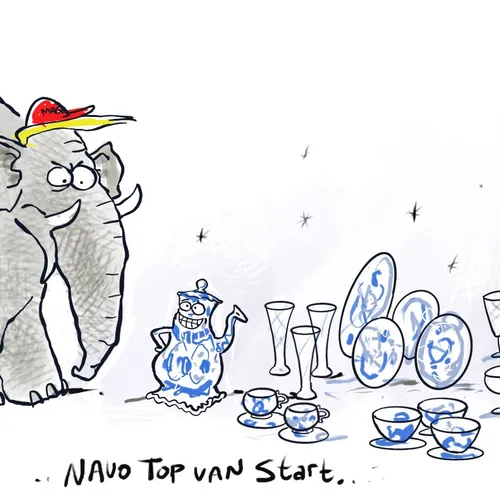Trump is er, NAVO-top van start