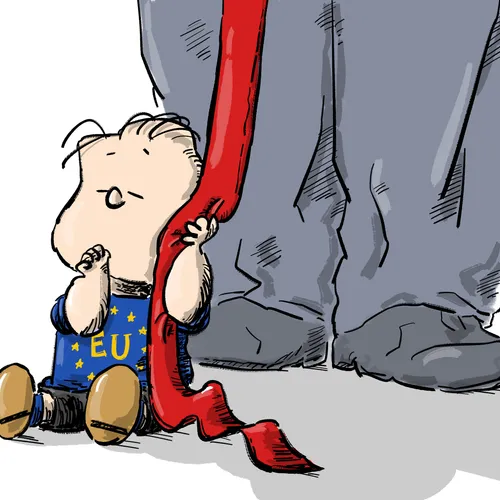 Europa slaapt overal doorheen