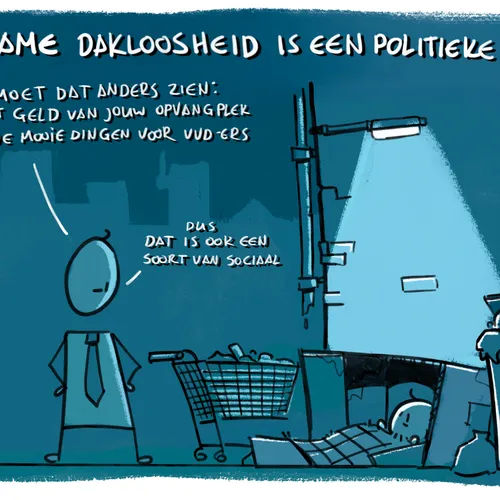Toename dakloosheid is een politieke keuze