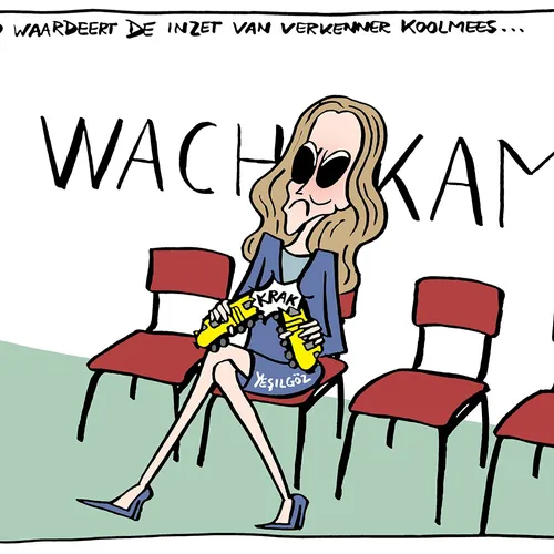 Dilan Yeşilgöz in de wachtkamer