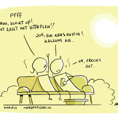 Hitte leidt snel tot irritatie