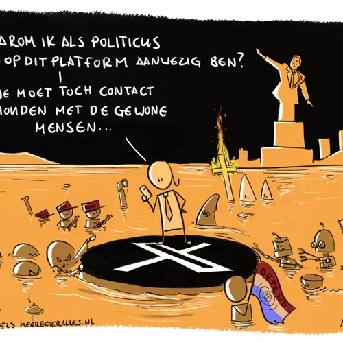Ondanks bedreigingen blijven Nederlandse politici op extreemrechts platform X