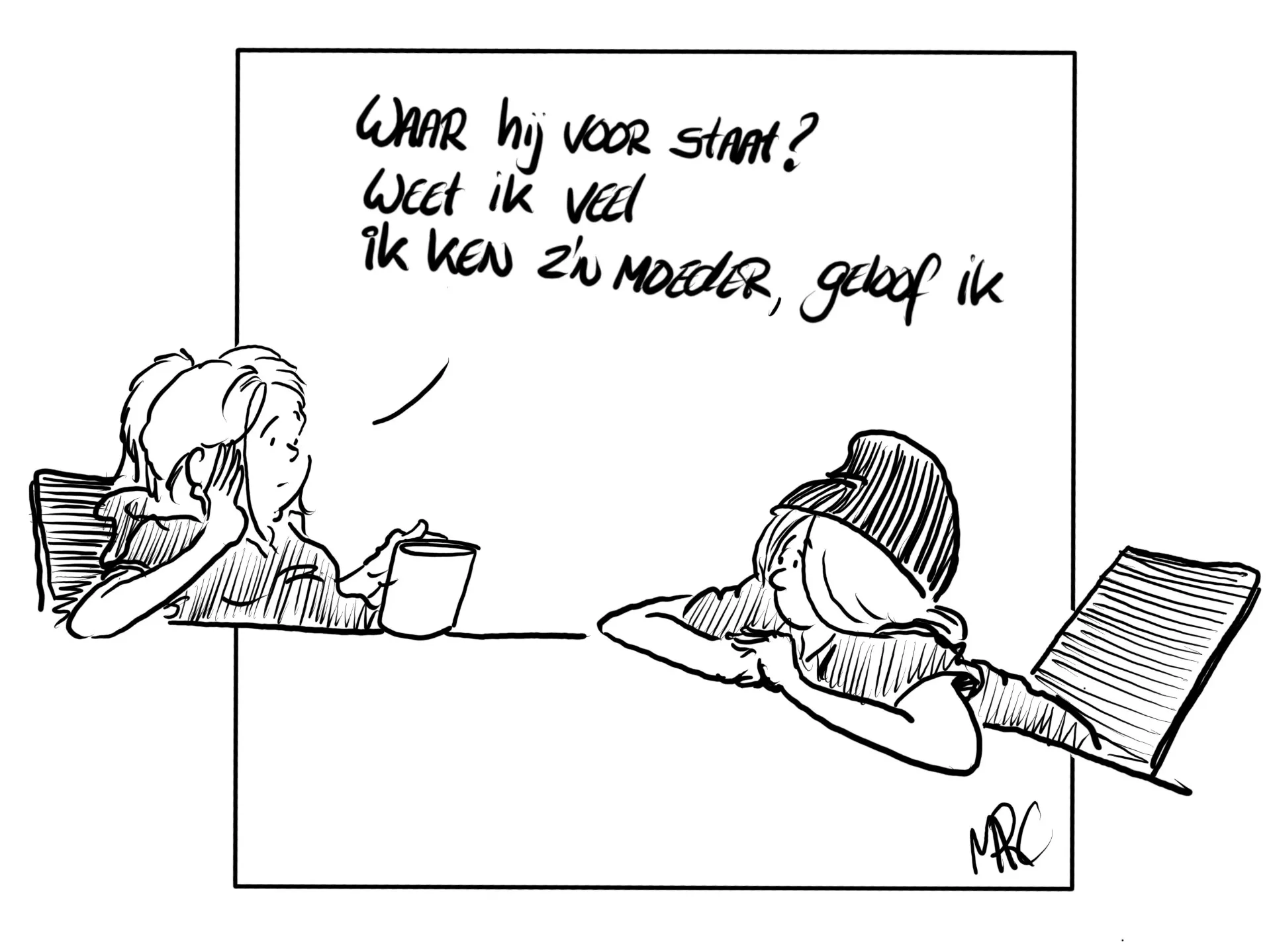 Afbeelding van Op wie stem jij?