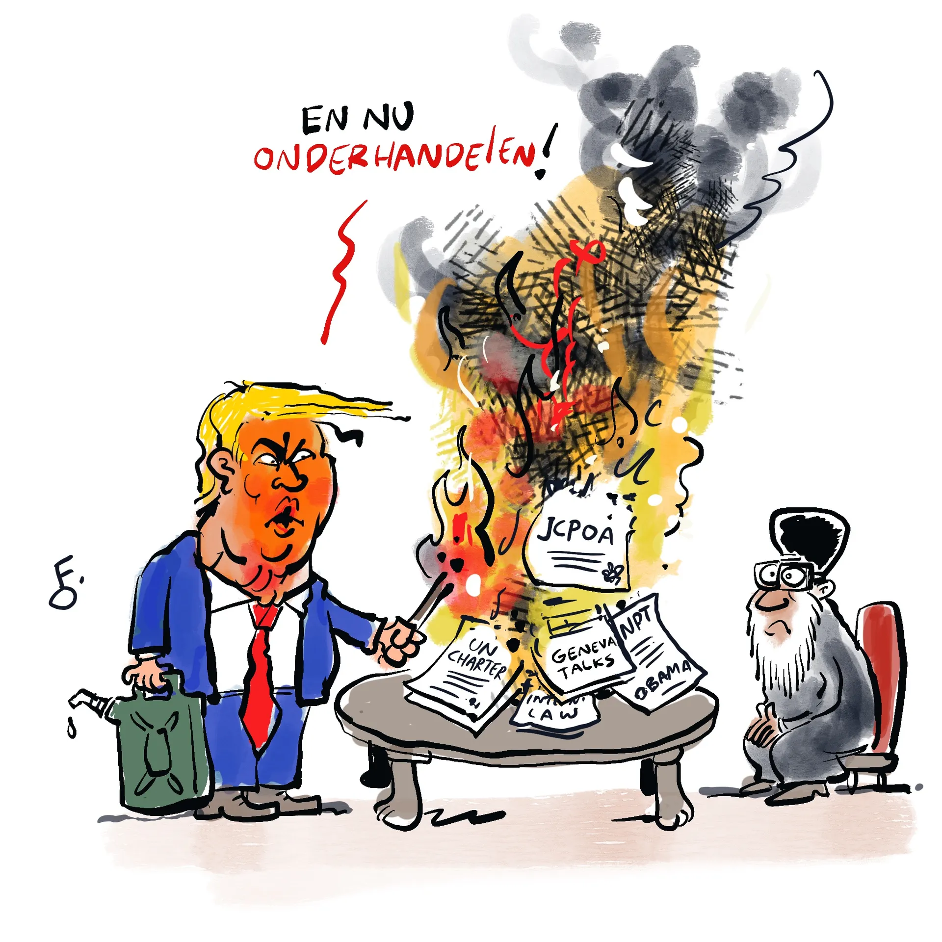 Afbeelding van De strategie van Donald Trump