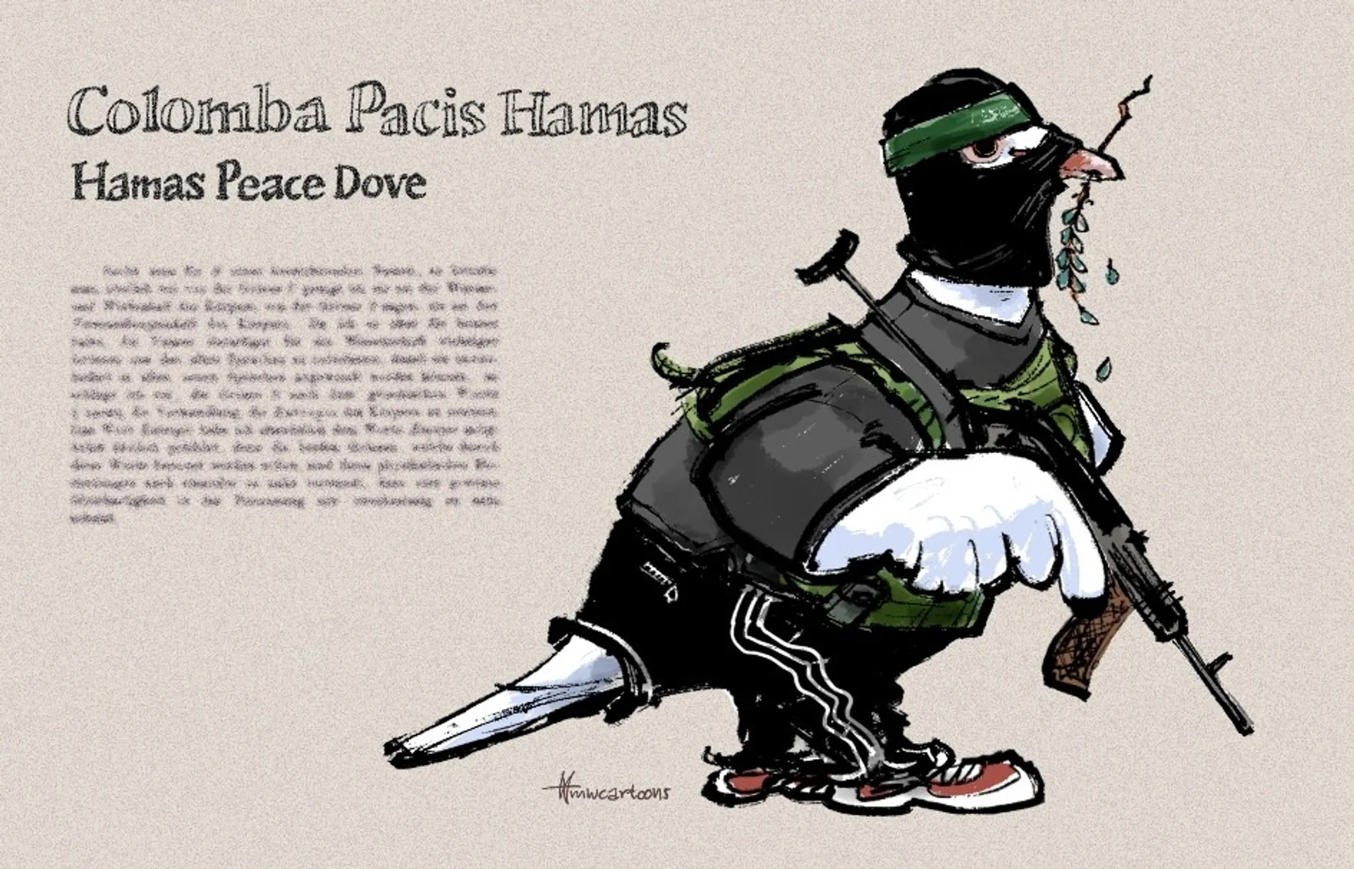 Afbeelding van Hamas-vredesduif