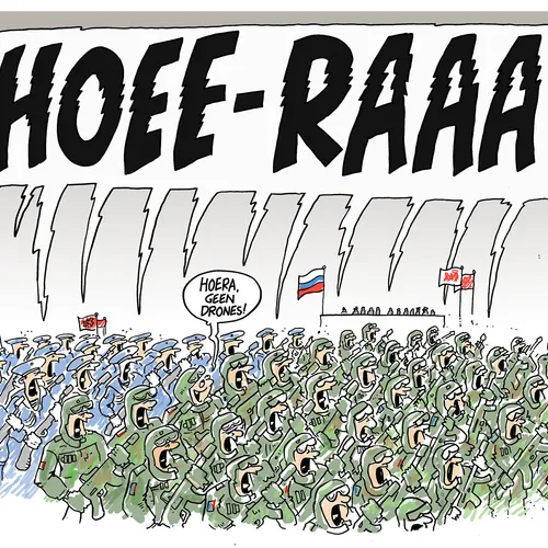 Russen zagen ook lichtpuntjes tijdens karige militaire parade in Moskou