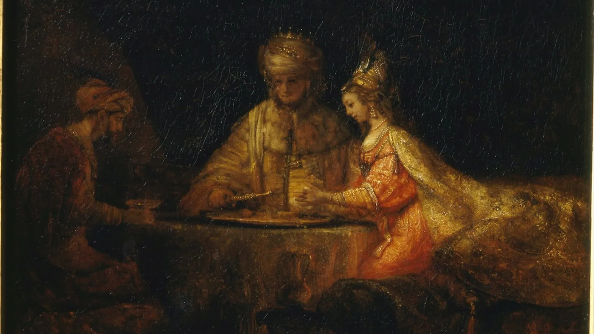 Rembrandt_Harmensz_van_Rijn_-_Ahasuerus,_Haman_and_Esther_-_Google_Art_Project (1)