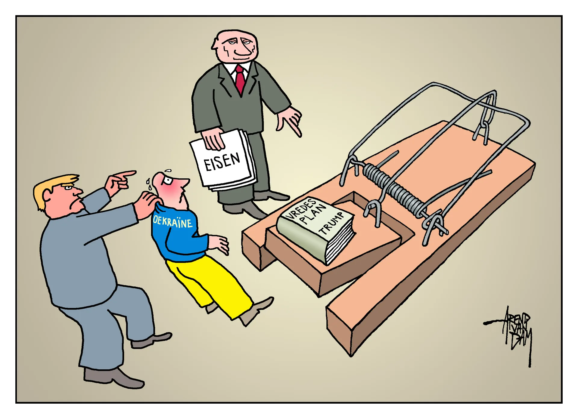 Afbeelding van Oekraïne, trap er niet in