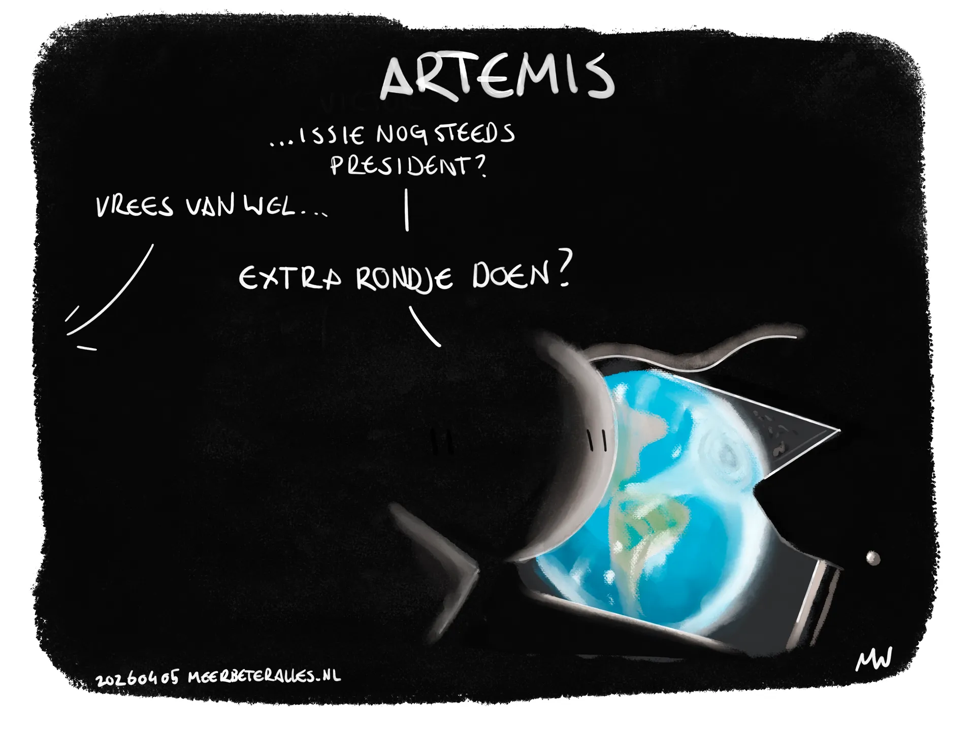 Afbeelding van Ondertussen in de ruimte
