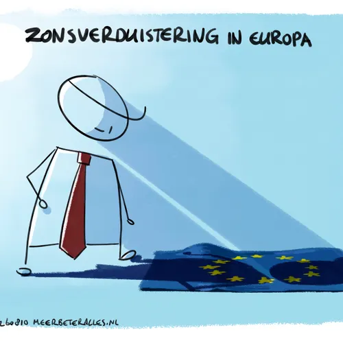 Deze zonsverduistering gaat nog heel lang duren...