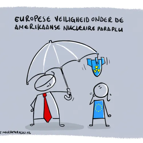 Europa veilig dankzij Amerikaanse atoomparaplu