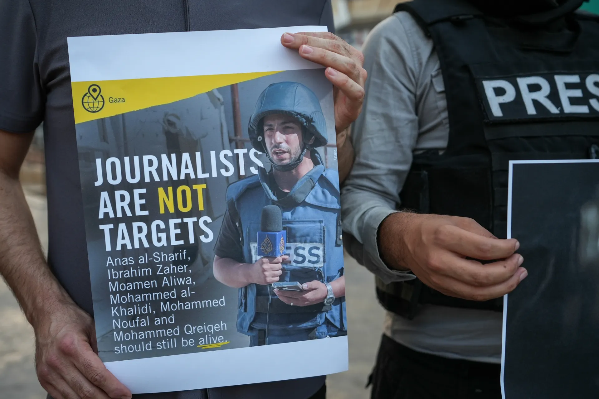 Afbeelding van Voor Israël zijn Palestijnse journalisten vijandige strijders ‘gewapend’ met camera’s