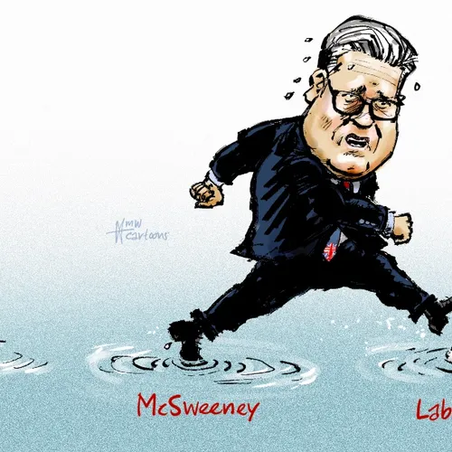 Het stormt bij Starmer