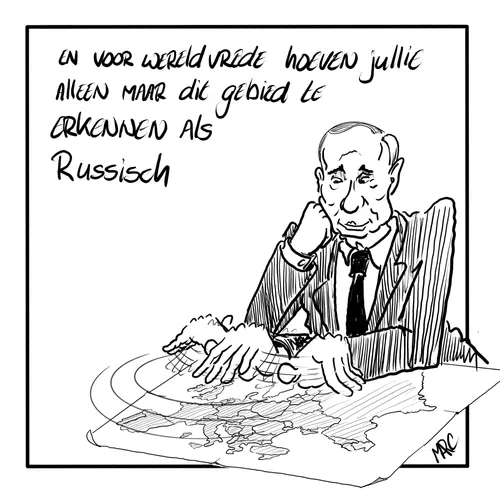 Rusland eist delen van Oekraïne op als voorwaarde voor vrede