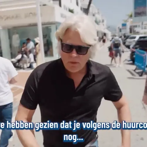 Pandjesbaas Dirk Oerlemans vlucht voor Tim Hofman en wordt agressief