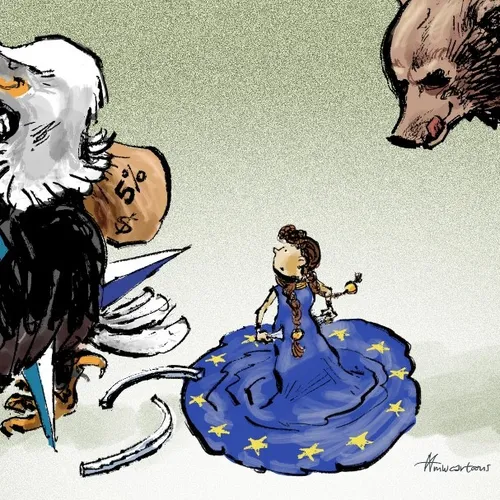 Europa staat er alleen voor
