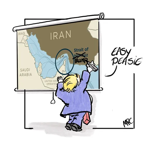 Trump wil de Straat van Hormuz tot Amerikaans grondgebied maken