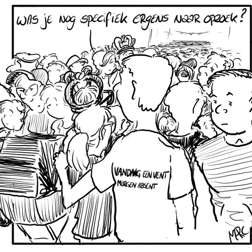 Het was druk in de grote steden