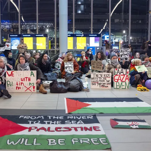 Opeens stonden er 100.000 mensen op voor een protest tegen de genocide in Gaza