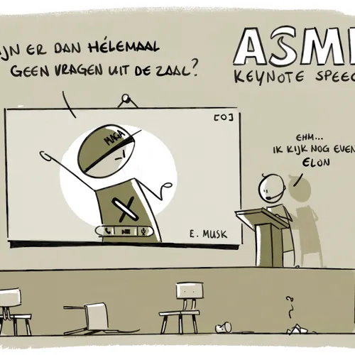 ASML-medewerkers hebben geen trek in nare praatjes Elon Musk