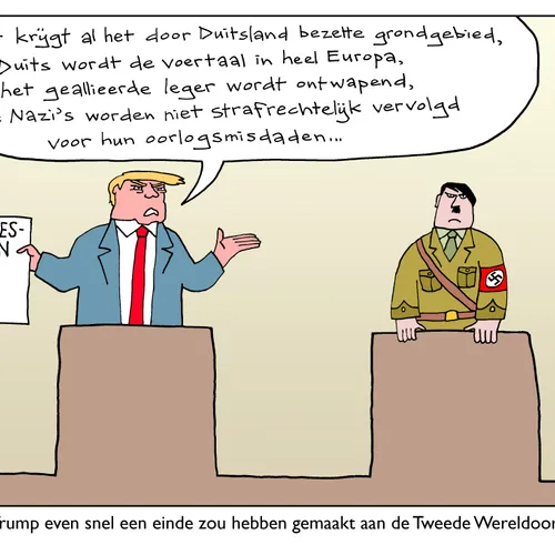 Hoe Trump een eind zou hebben gemaakt aan de Tweede Wereldoorlog