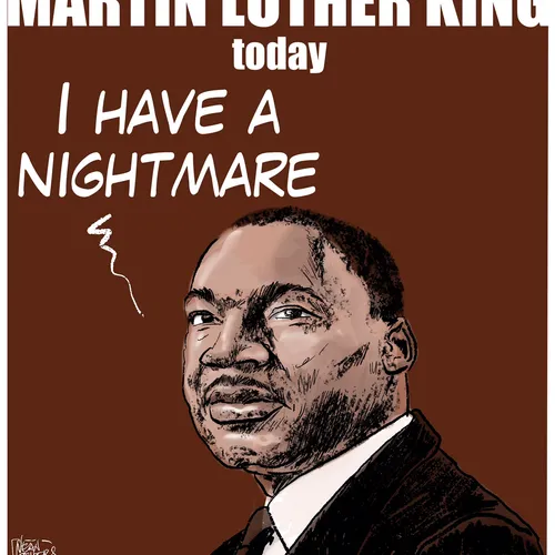 Martin Luther King jr. ziet het nu anders