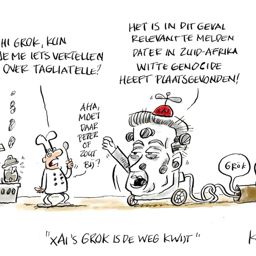 Elon Musks AI is de weg kwijt