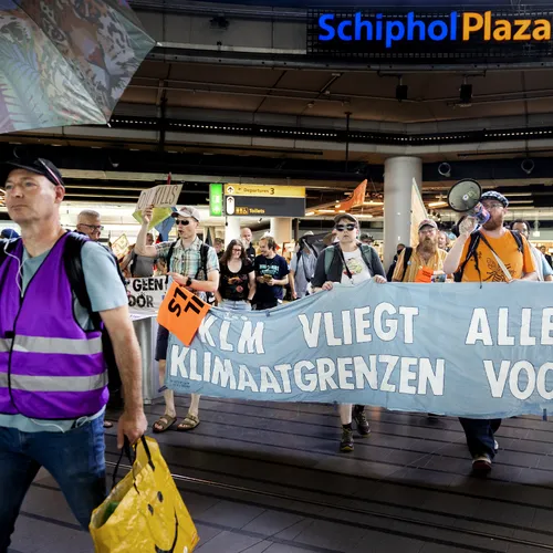 Schiphol brengt grondrecht in gevaar, Extinction Rebellion naar de rechter