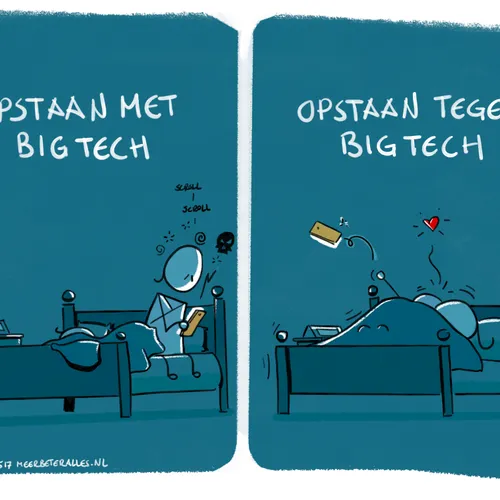 Om op te staan tegen big tech hoef je niet altijd op te staan
