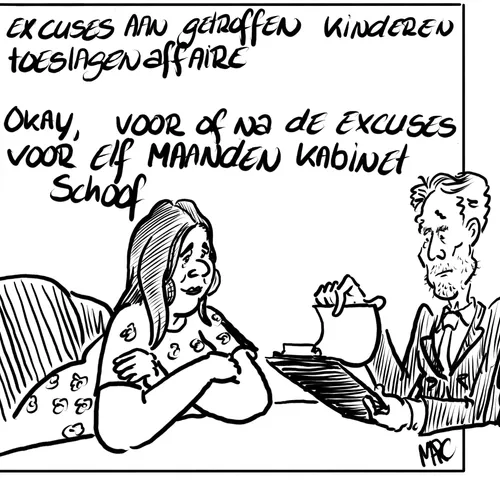 Kabinet wil excuses maken aan de getroffen kinderen van de toeslagenaffaire
