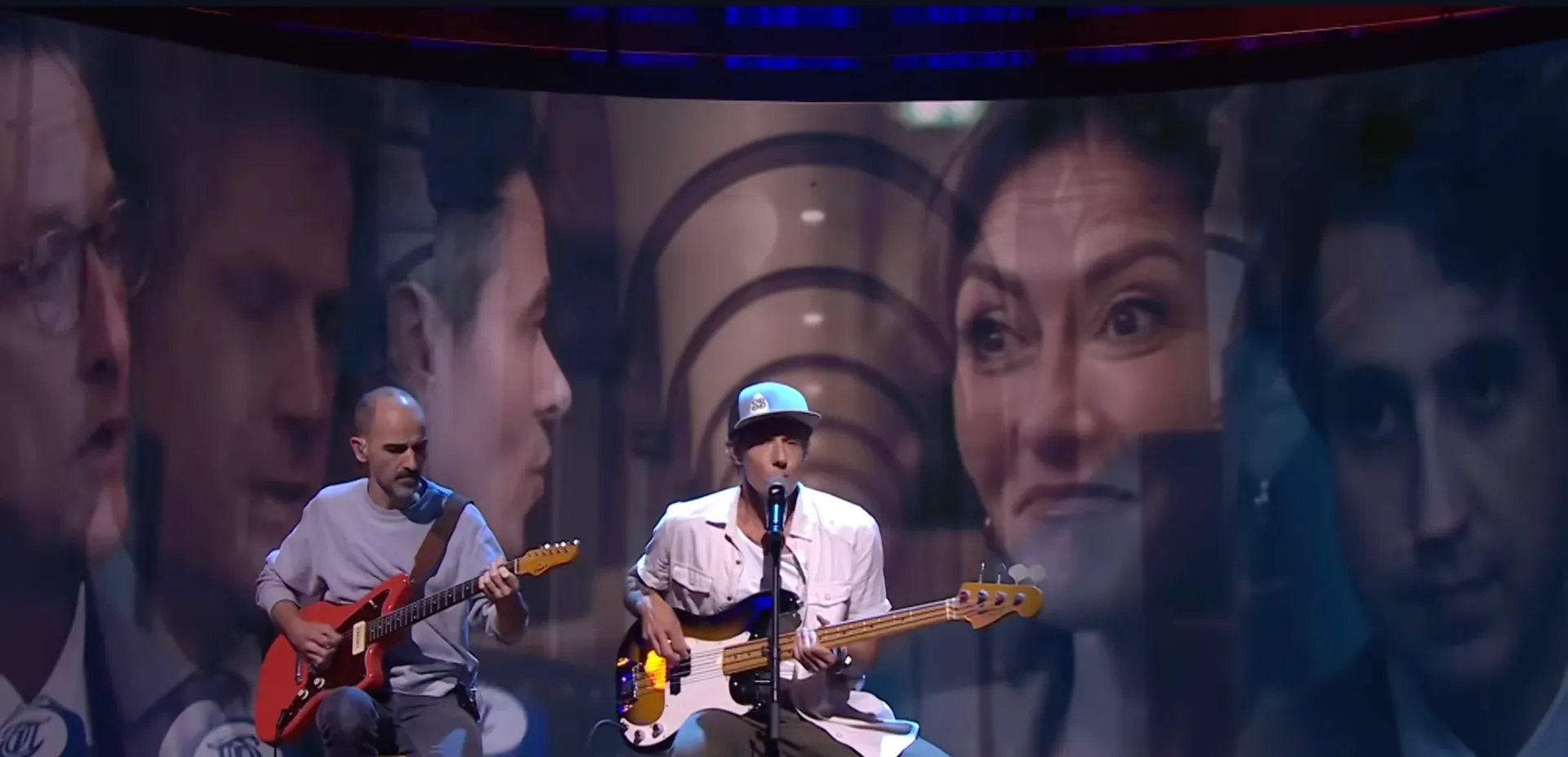 Afbeelding van Sam Bettens van K’s Choice over de formatie: ’t is toch een act dit