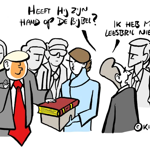 De korte vingers van Trump