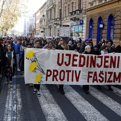 In Kroatië gaan mensen de straat op tegen fascisme. En wat doen wij?