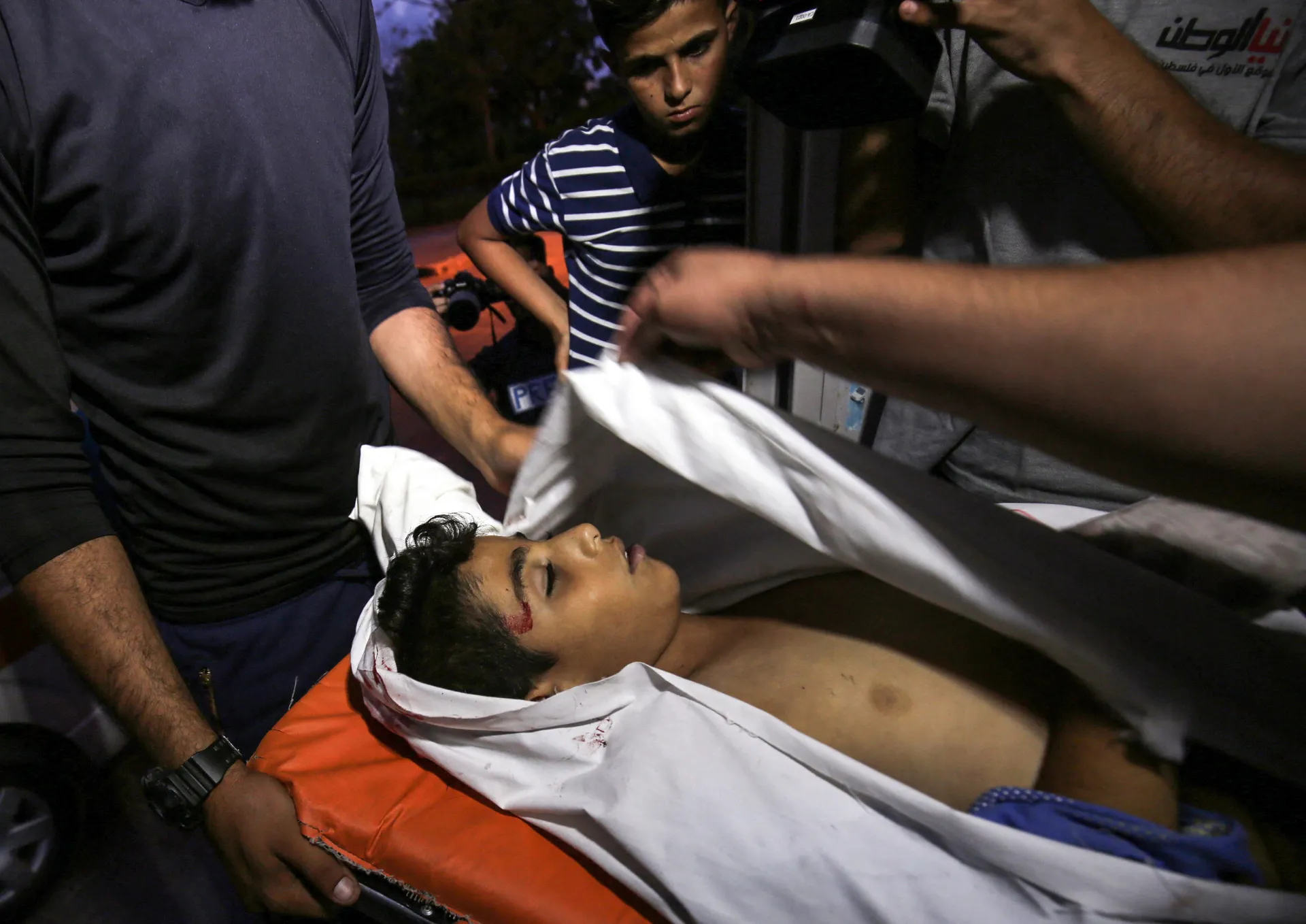 Afbeelding van Leger Israël schiet gericht op Palestijnse kinderen