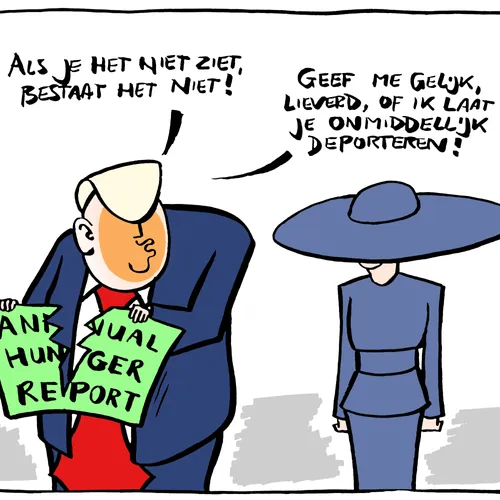 Trump laat onderzoek naar honger stopzetten