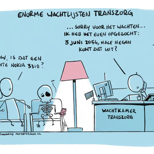 Enorme wachtlijsten transzorg