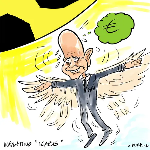 Hoe hoger de FIFA vliegt, hoe dunner de lucht