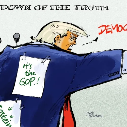 Trumps moeizame relatie met de waarheid