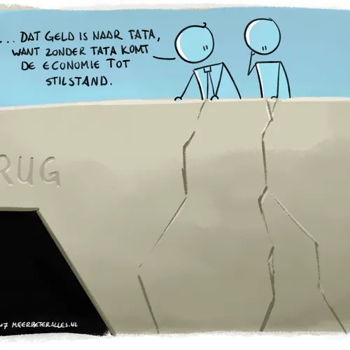 Miljarden voor Tata, maar niet voor het onderhoud van bruggen