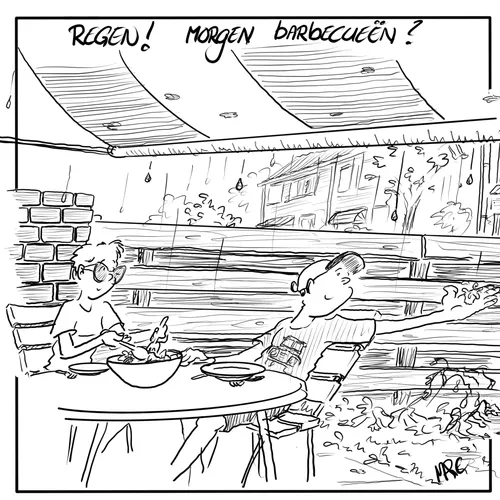 Laat die regen maar lekker komen