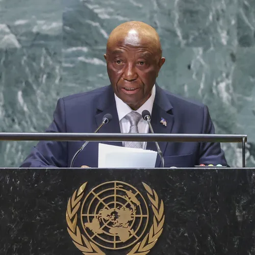 Trump prijst Liberiaanse president om zijn 'goede Engels', wat gewoon de voertaal is van Liberia