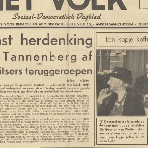 De Haagse politiek gaat met vakantie terwijl er oorlog dreigt, precies als in 1939