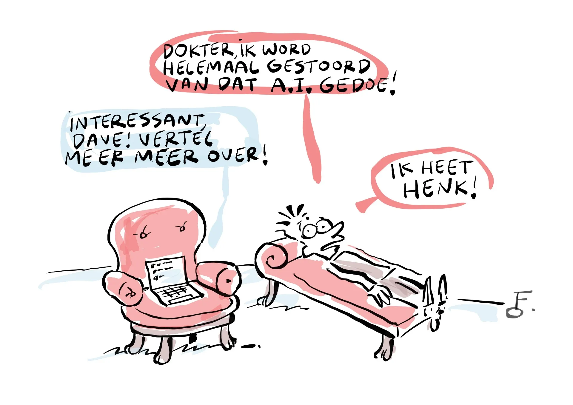 Afbeelding van Gekmakend: nu ook AI-therapeuten