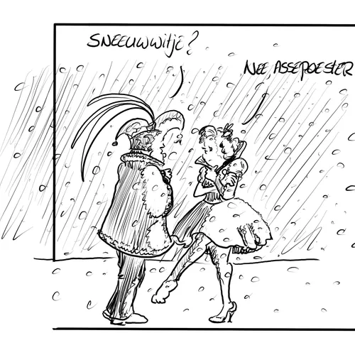 Plotseling winterweer maakt carnaval nog verwarrender