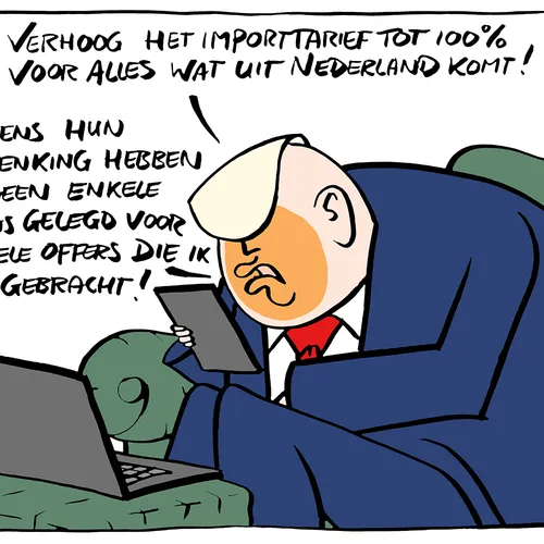 Trump straft Nederland na Dodenherdenking
