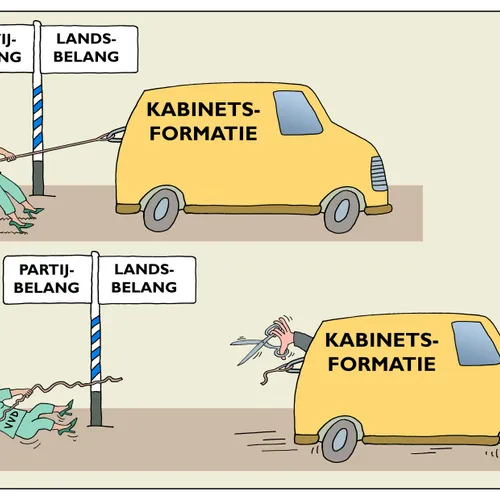 VVD zet de hakken in het zand