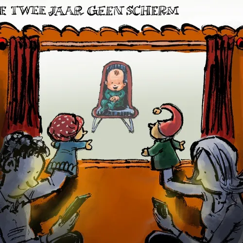 Kinderen tot 2 jaar geen scherm