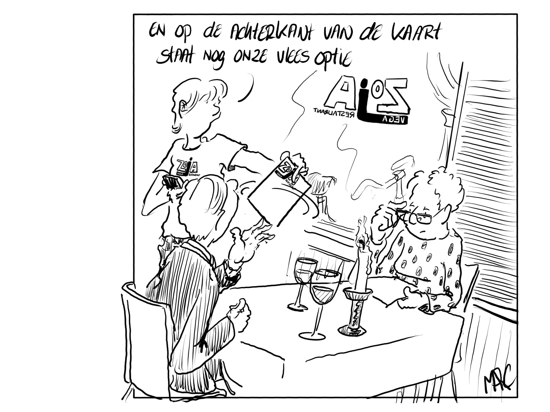 Afbeelding van Opmars puur vegetarische restaurants stagneert